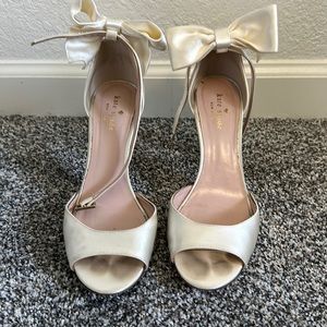 Kate Spade Izzie Heels Size 8.5 Ivory